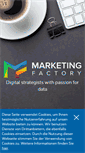 Mobile Screenshot of marketingfactory.it
