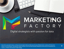 Tablet Screenshot of marketingfactory.it